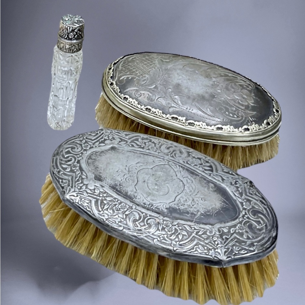 🌺 Vintage Sterling/Silver Vanity Items